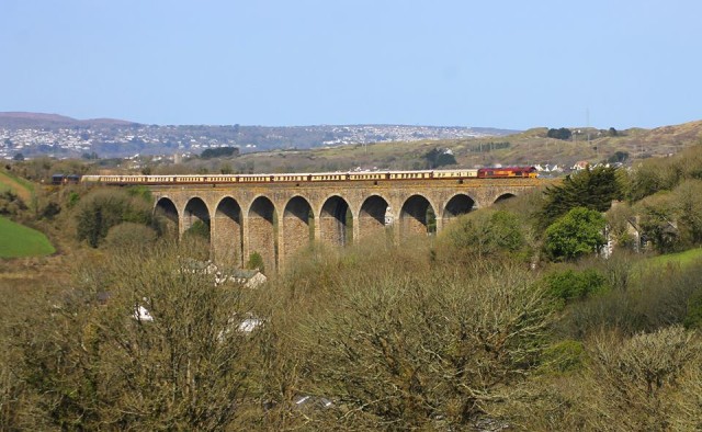 The VSOE pullman train at Angarrack today. Passed Hayle again at around 14.00 & 14.35